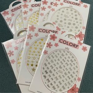 3D  sticker for nail art 7 sheets💅🏻